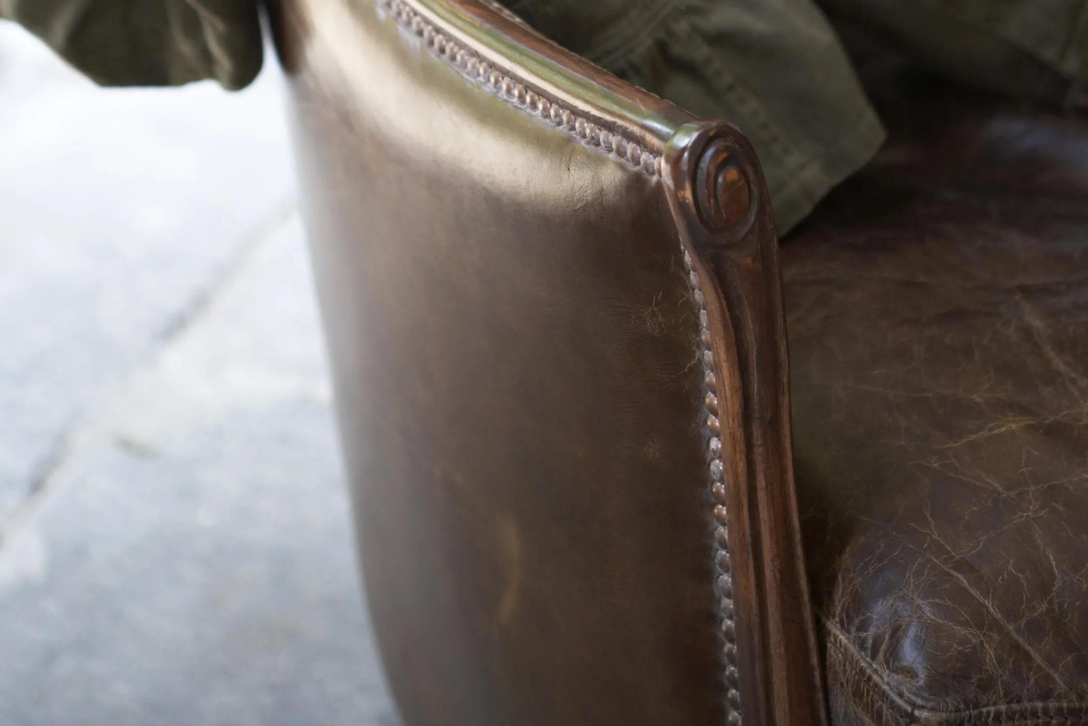 Hot Flamant Melbury, Club Fauteuil, Donkerbruin, Leer