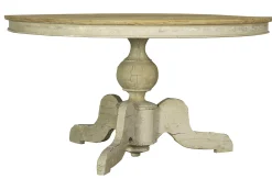 Clearance Flamant Milan, Eettafel, Rond, Gerecycled Hout, 140 Cm, Model 1