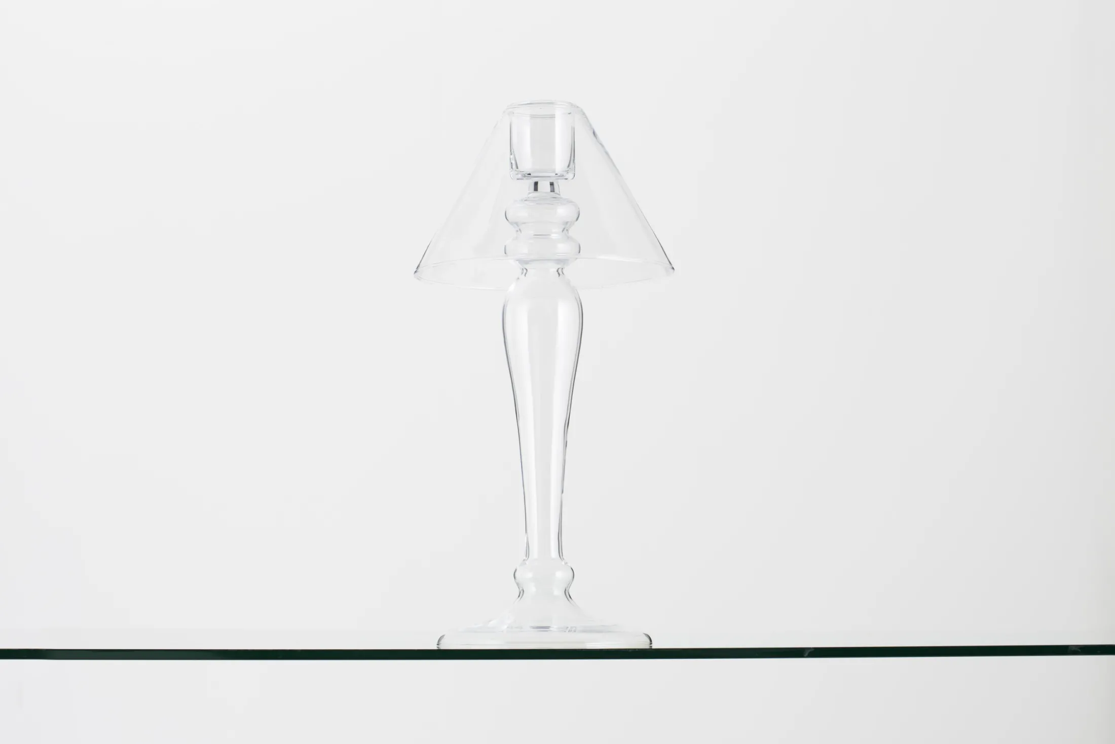 Hot Flamant Mira, Kandelaar, Glas