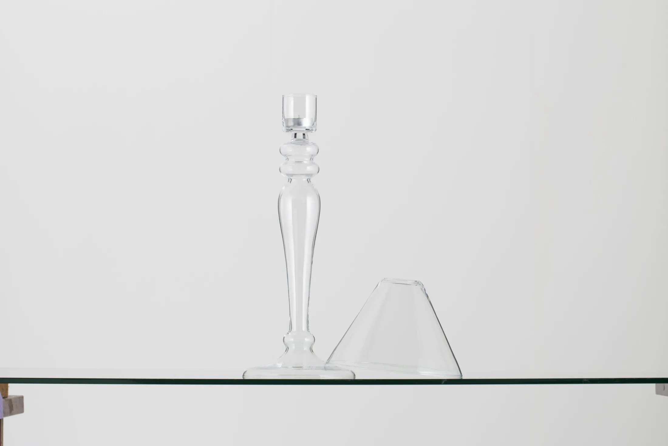 Hot Flamant Mira, Kandelaar, Glas