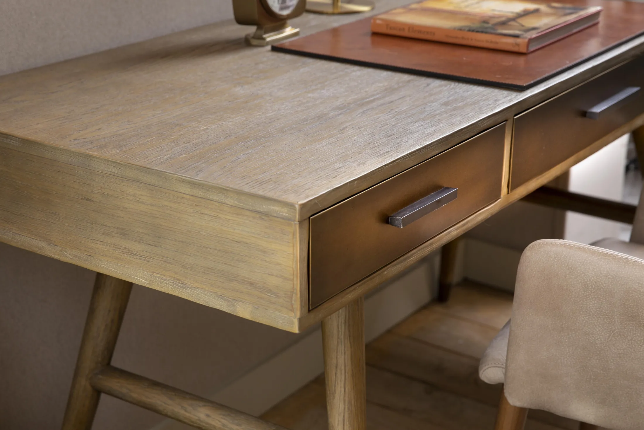 Best Flamant Nontemar, Bureau, Hout En Messing