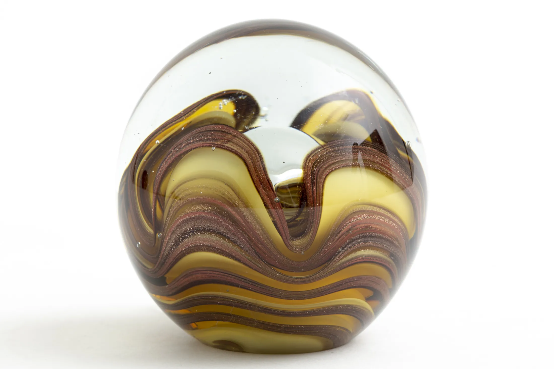 New Flamant Novan, Presse-Papier, Glas