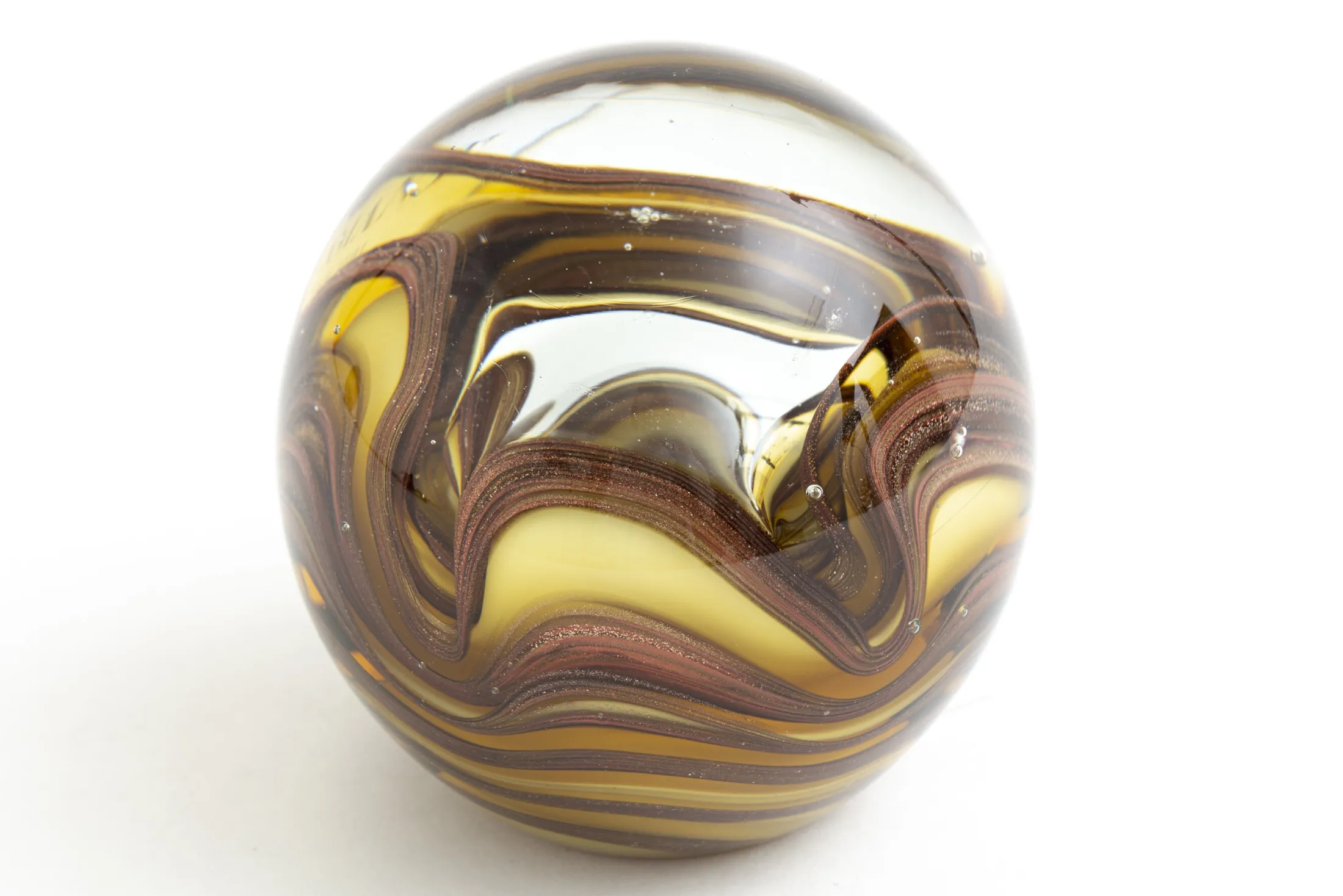 New Flamant Novan, Presse-Papier, Glas