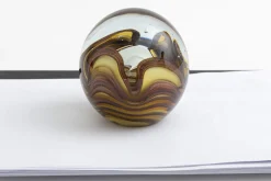 New Flamant Novan, Presse-Papier, Glas