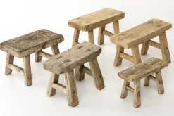 Online Flamant Paton, Kruk, Gerecycled Hout