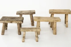 Online Flamant Paton, Kruk, Gerecycled Hout