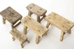 Online Flamant Paton, Kruk, Gerecycled Hout