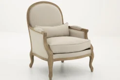 Clearance Flamant Ranomi, Fauteuil, Natuurlijk Linnen