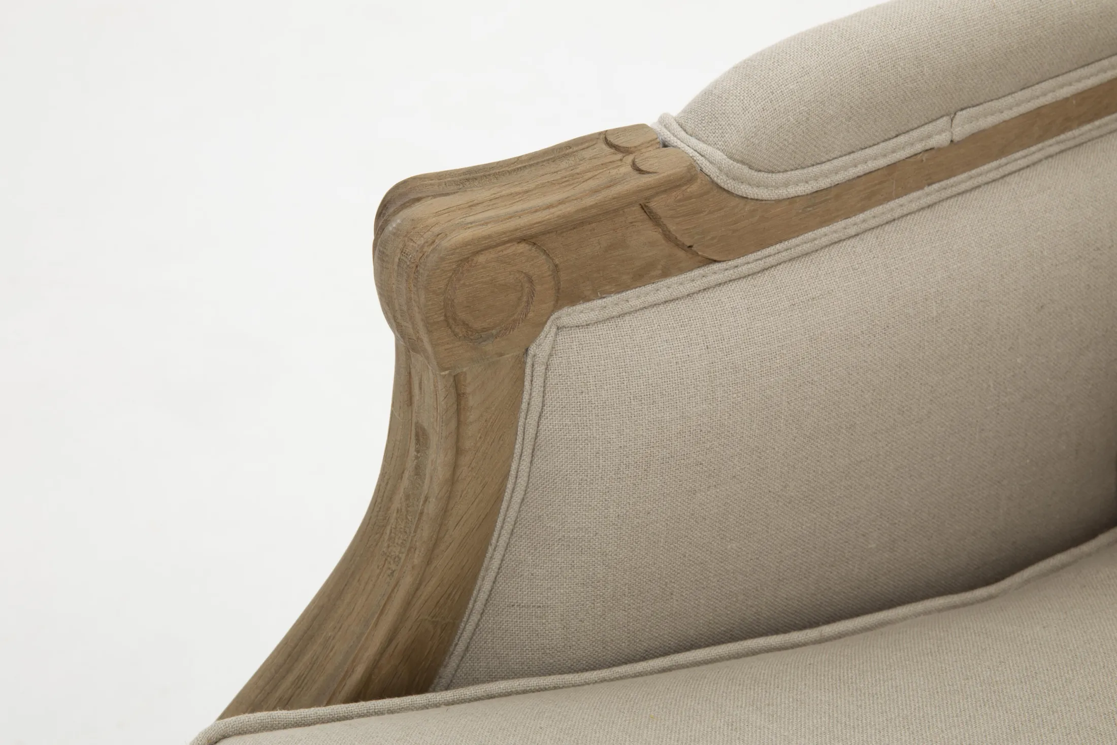 Clearance Flamant Ranomi, Fauteuil, Natuurlijk Linnen