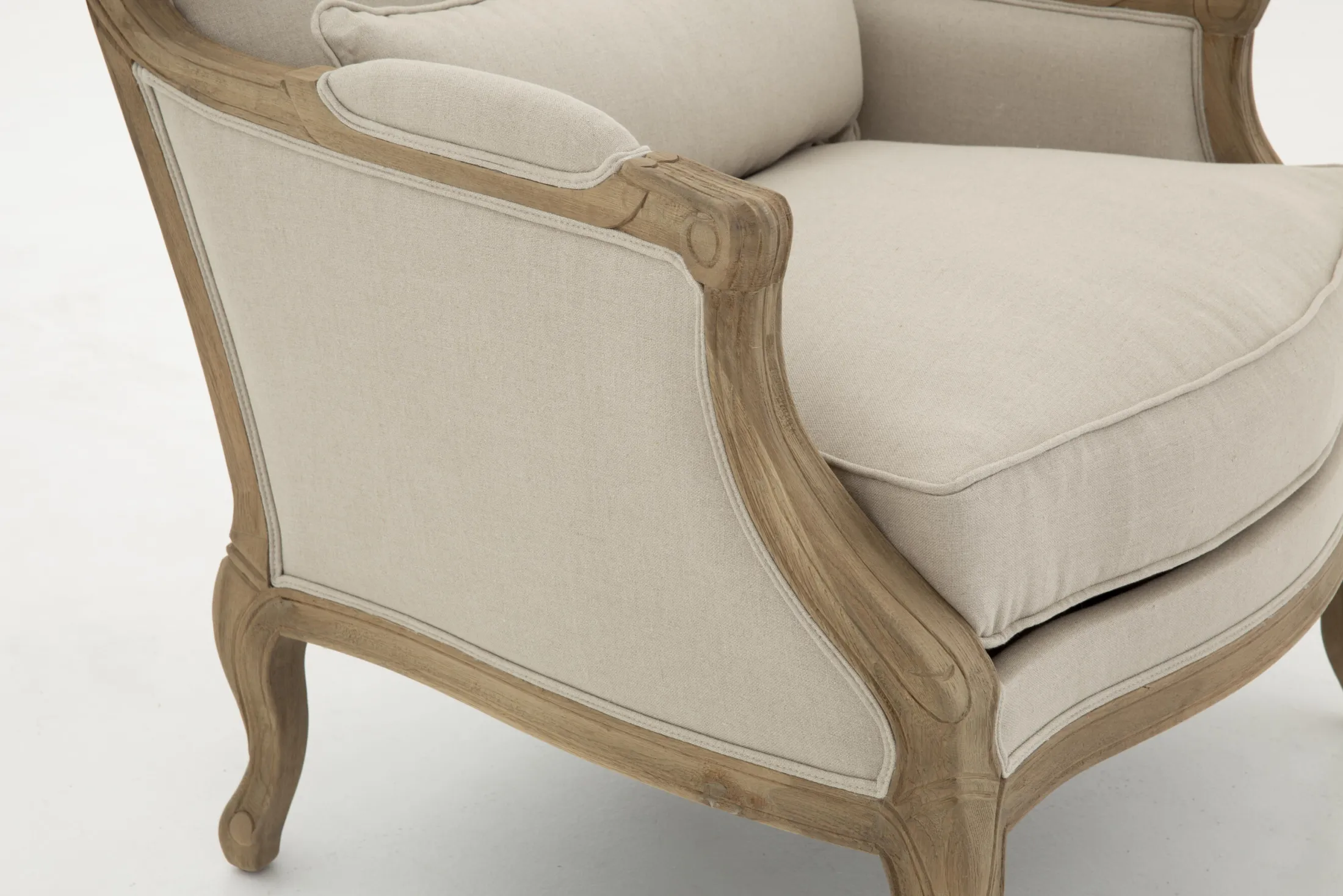 Clearance Flamant Ranomi, Fauteuil, Natuurlijk Linnen