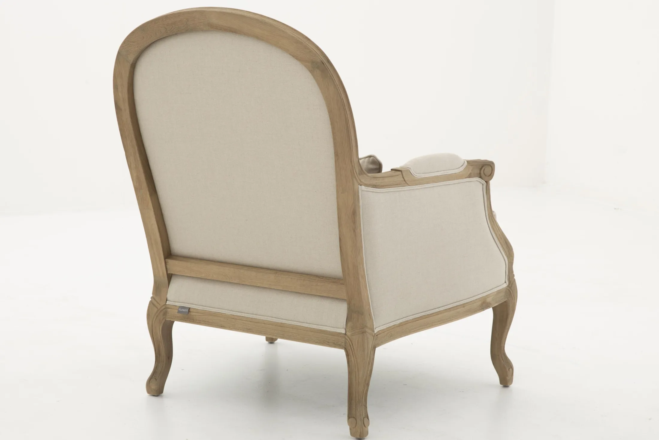 Clearance Flamant Ranomi, Fauteuil, Natuurlijk Linnen