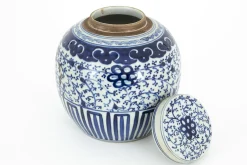 Online Flamant Redding, Potiche, Blauw/Wit