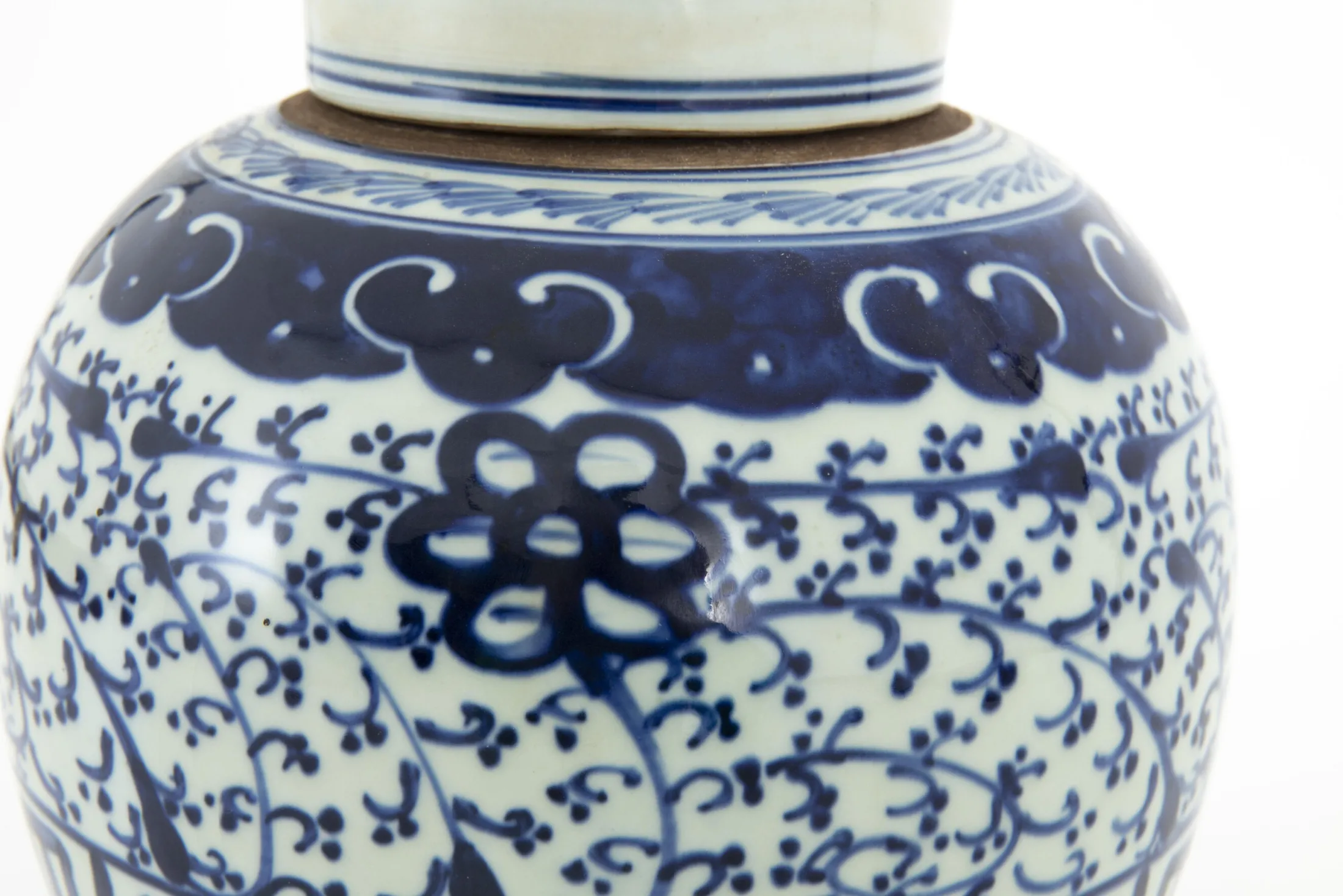 Online Flamant Redding, Potiche, Blauw/Wit