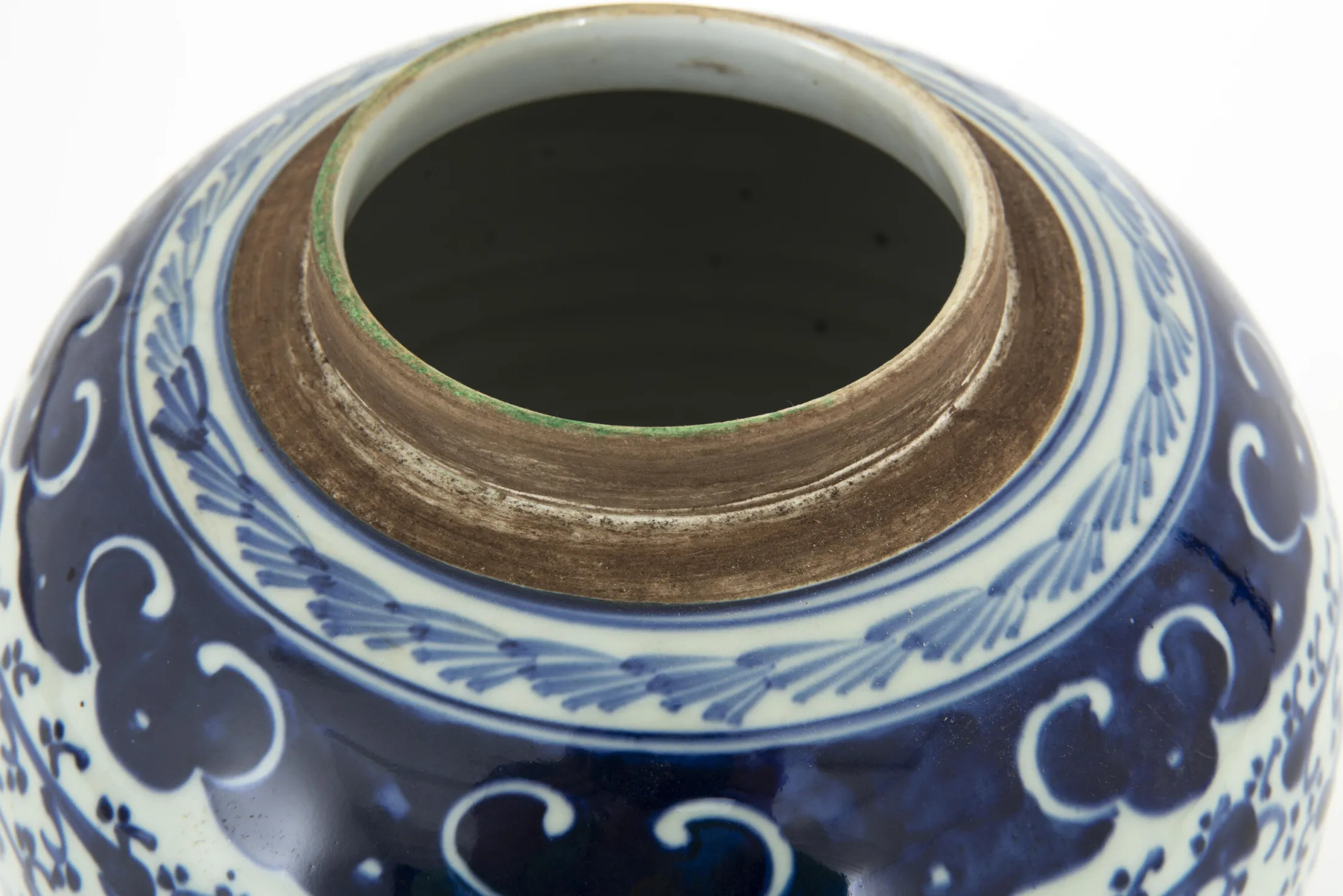Online Flamant Redding, Potiche, Blauw/Wit