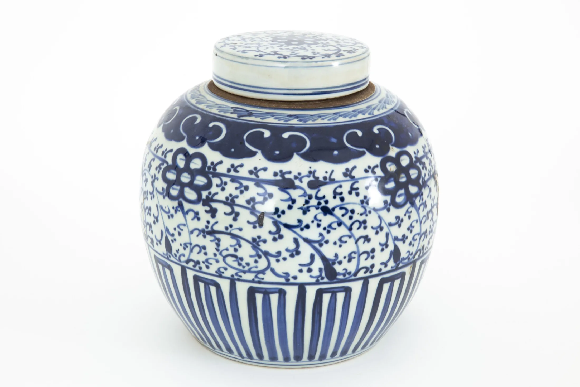 Online Flamant Redding, Potiche, Blauw/Wit