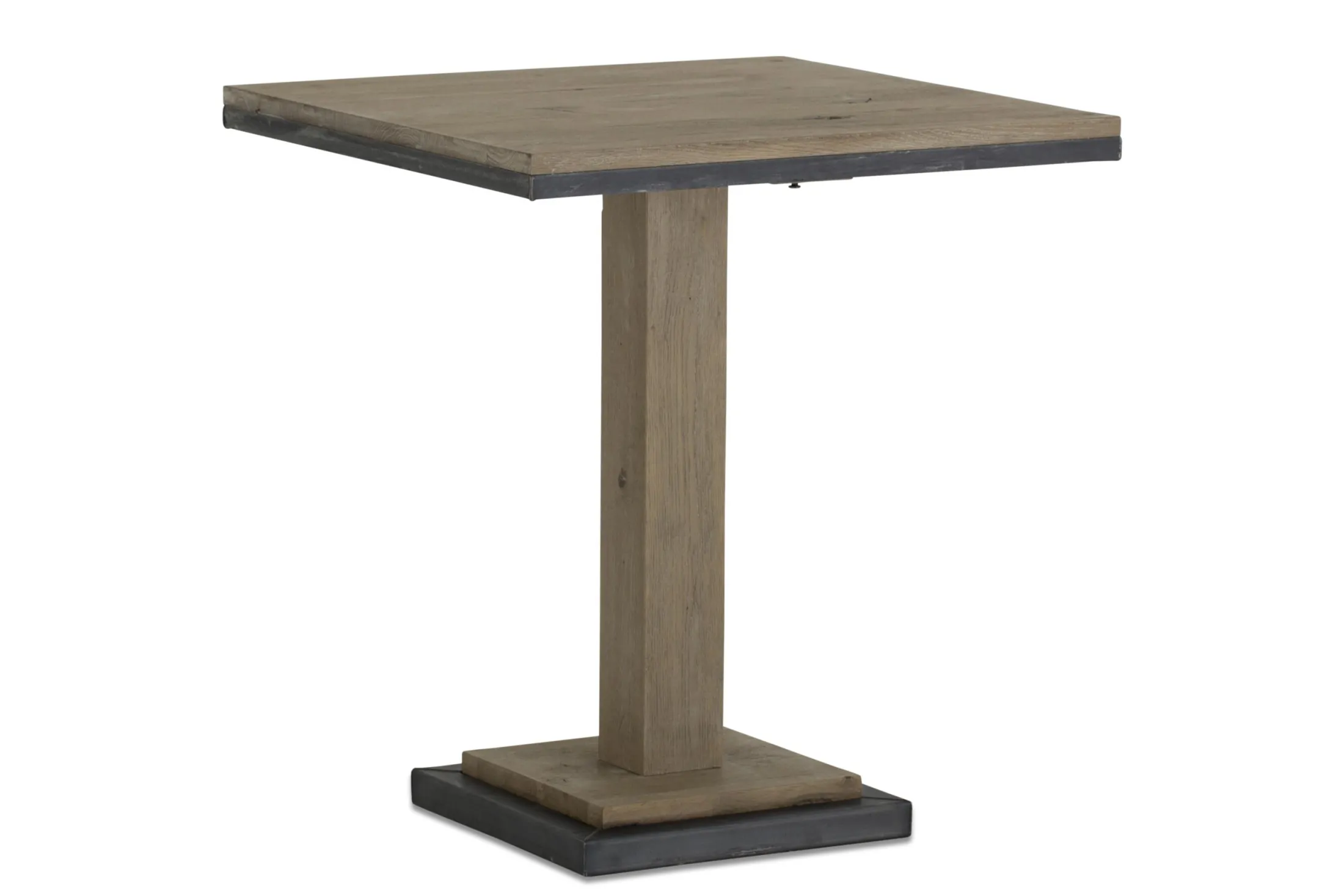 Sale Flamant Renders, Bistrotafel, Verweerd Eiken En Ijzer, 80 Cm