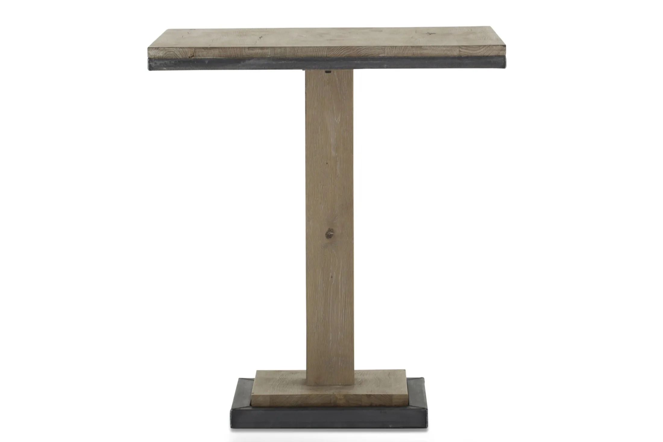 Sale Flamant Renders, Bistrotafel, Verweerd Eiken En Ijzer, 80 Cm