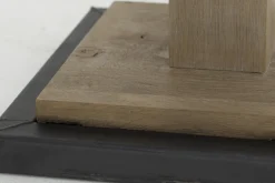 Sale Flamant Renders, Bistrotafel, Verweerd Eiken En Ijzer, 80 Cm