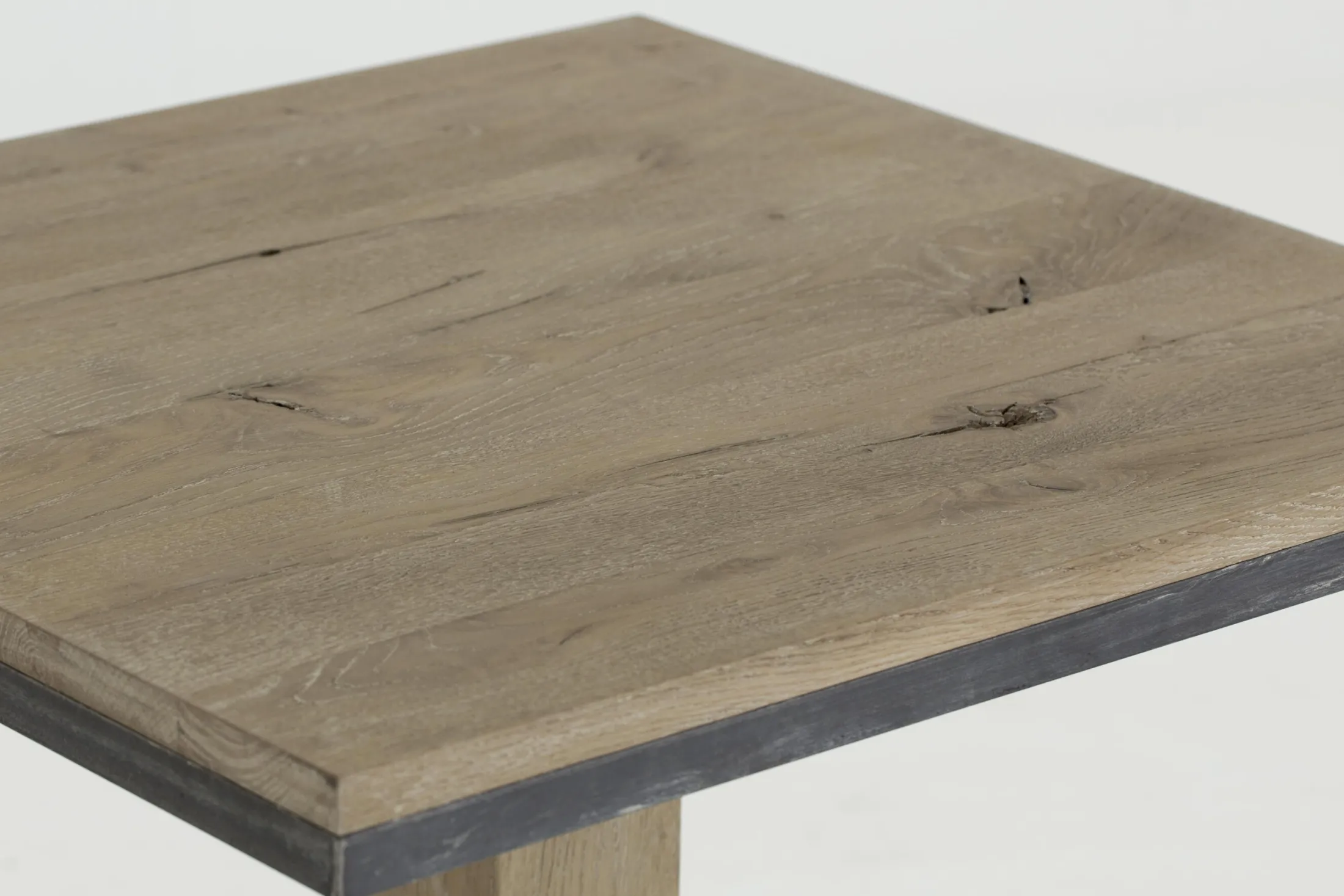 Sale Flamant Renders, Bistrotafel, Verweerd Eiken En Ijzer, 80 Cm