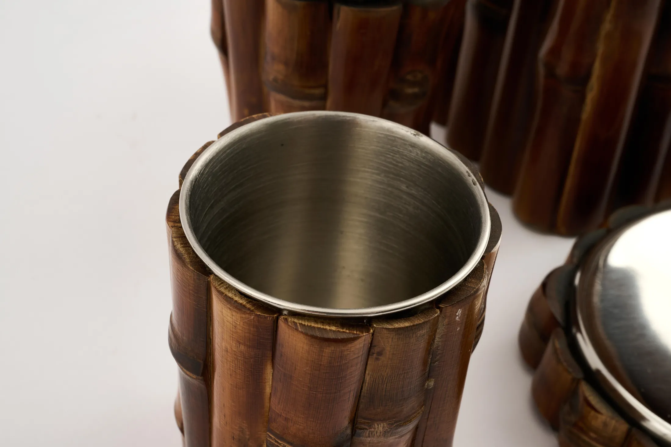 Sale Flamant Rene, Tandpastahouder, Staal En Hout