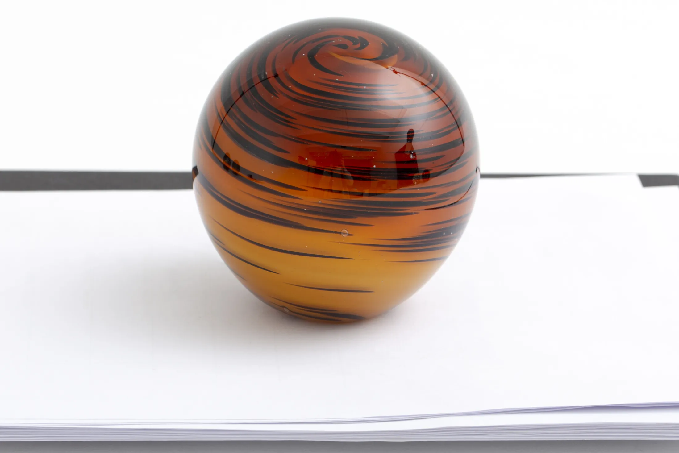 Sale Flamant Rinca, Presse-Papier, Glas