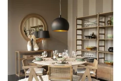 Outlet Flamant Roberts, Hanglamp, Zwart/Goud
