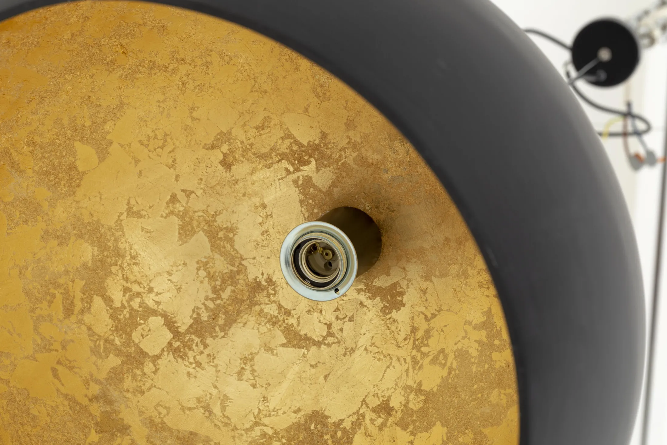 Outlet Flamant Roberts, Hanglamp, Zwart/Goud