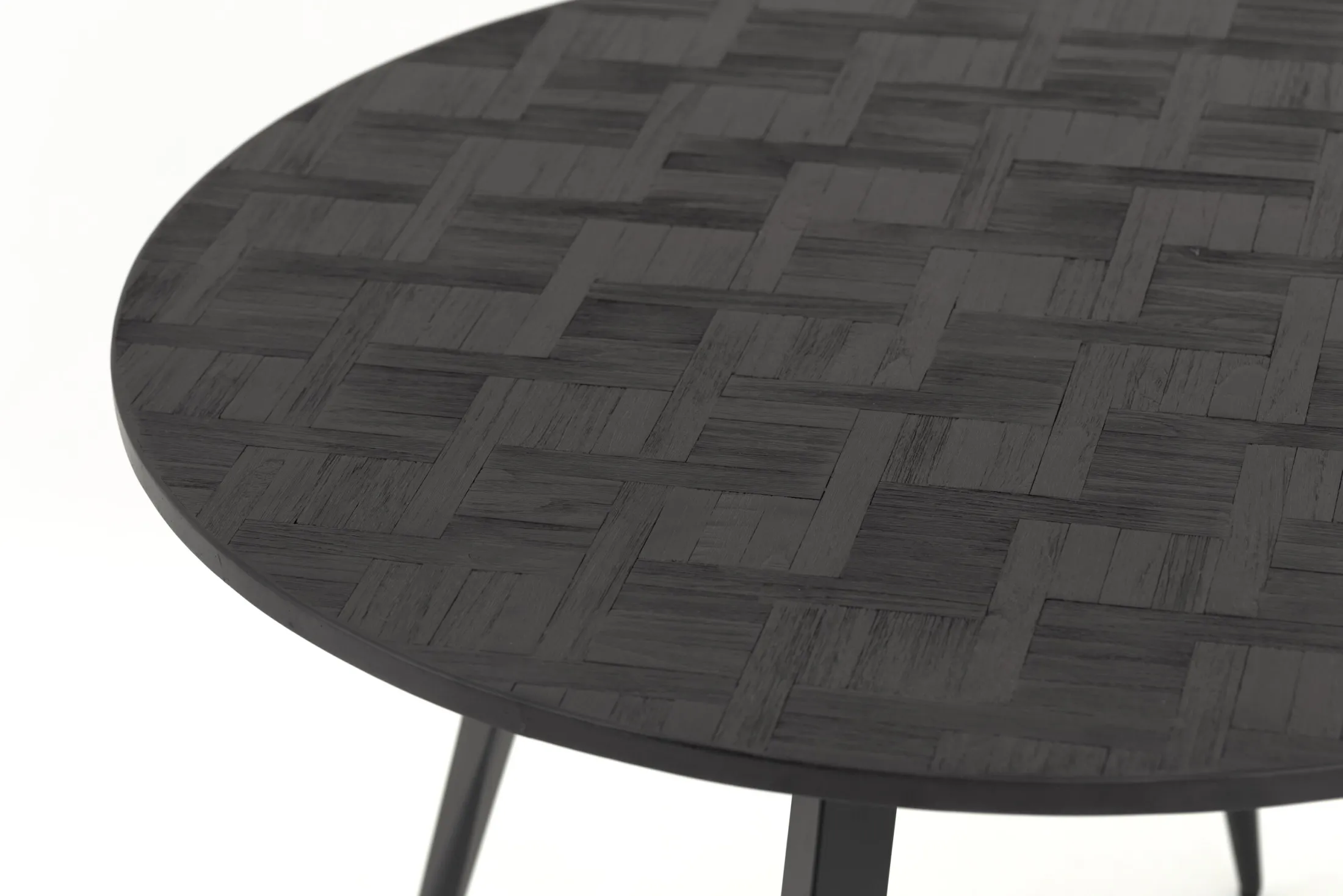 Discount Flamant Robyn, Eettafel, Teruggewonnen Teak, Rond, 110 Cm
