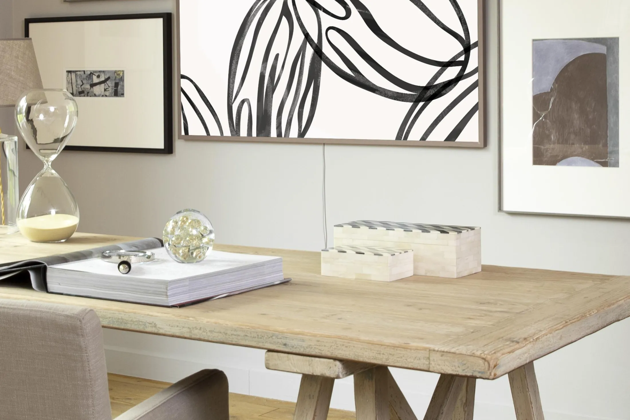 Outlet Flamant Royka, Presse-Papier, Glas