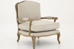 Hot Flamant Sally, Fauteuil, Natuurlijk Linnen