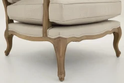 Hot Flamant Sally, Fauteuil, Natuurlijk Linnen