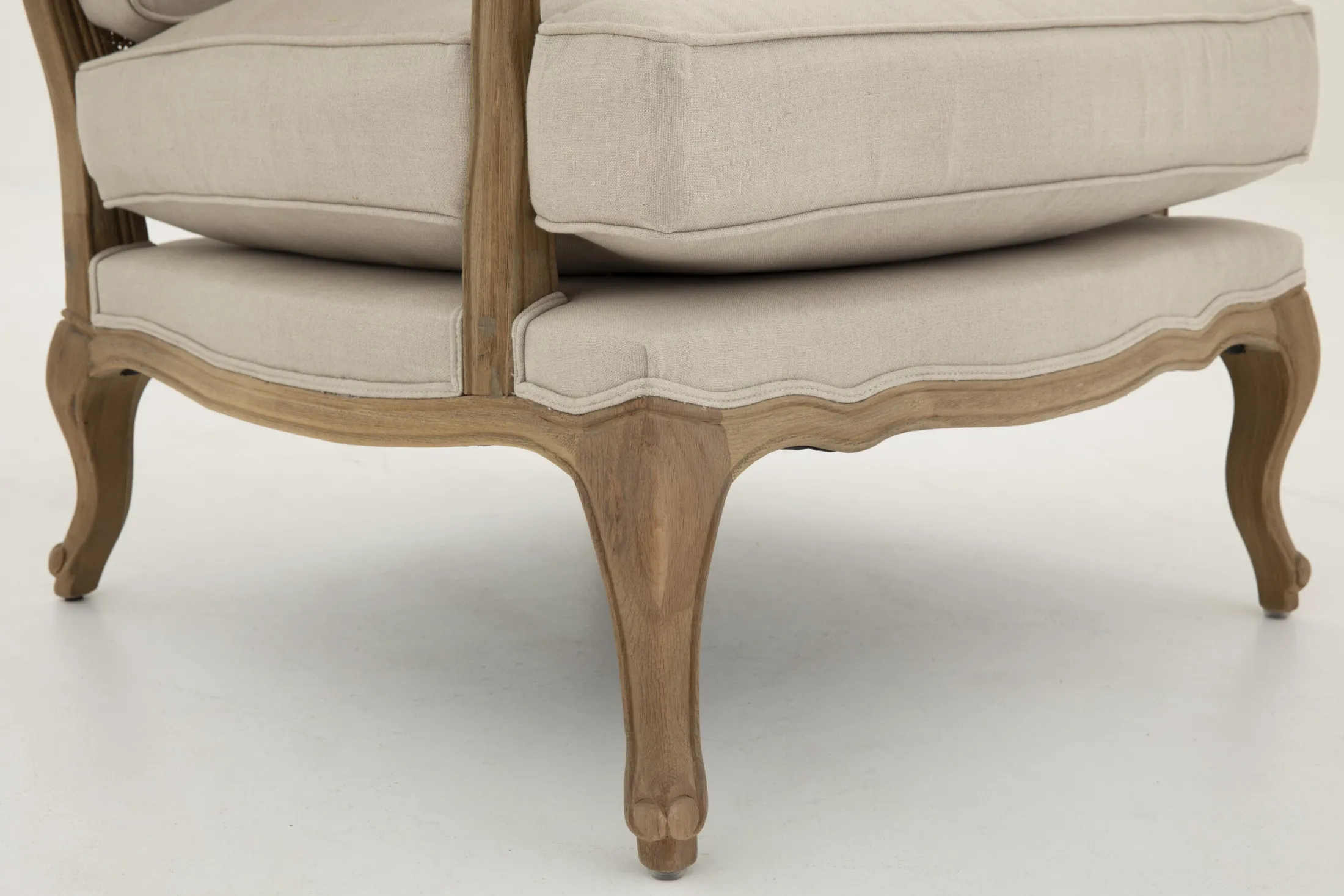 Hot Flamant Sally, Fauteuil, Natuurlijk Linnen