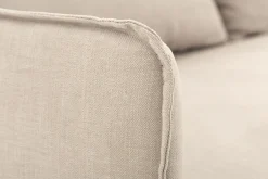 Outlet Flamant Sandrine, Bank, 180 Cm, 2 Kussens