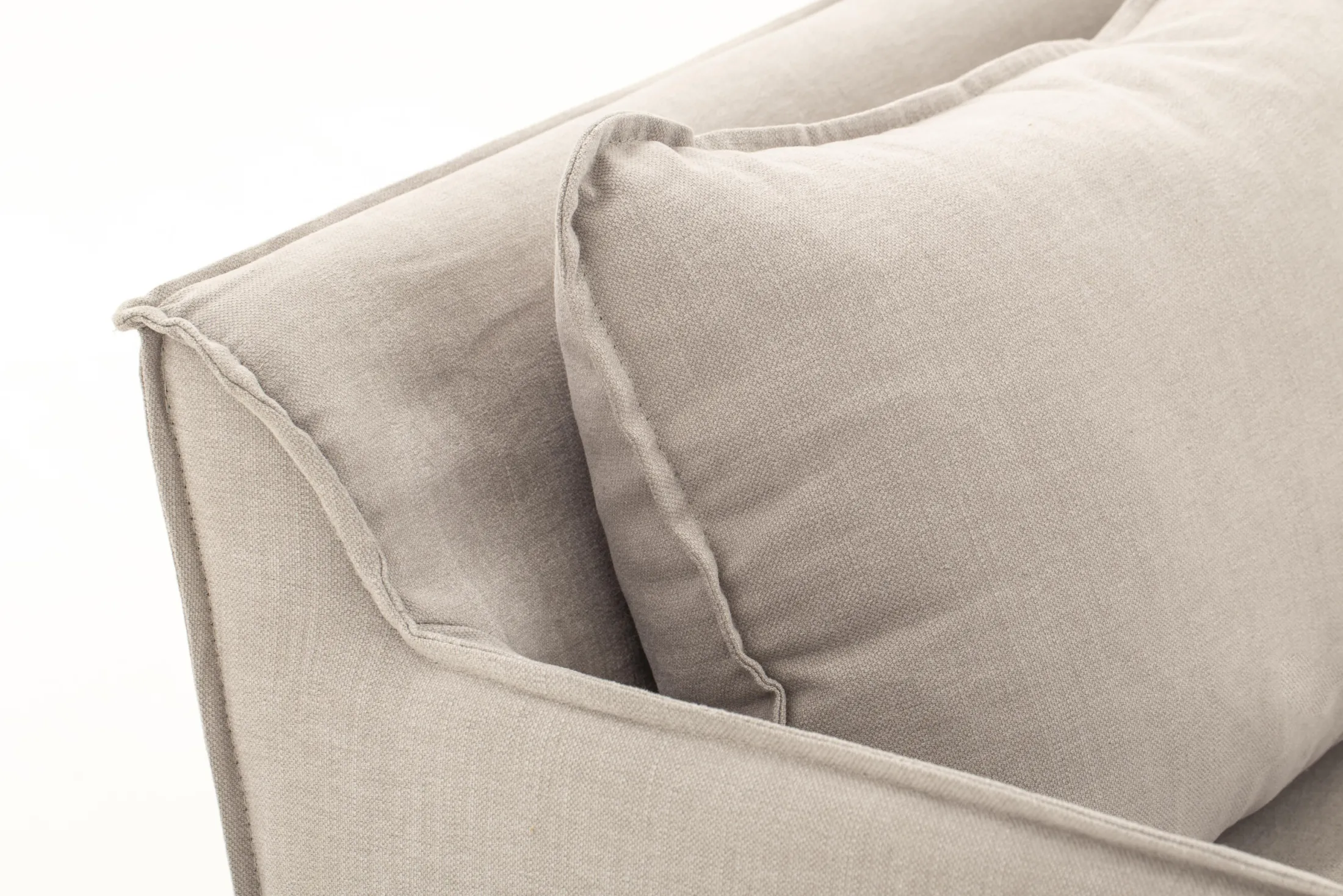 Outlet Flamant Sandrine, Bank, 180 Cm, 2 Kussens