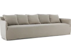 Outlet Flamant Sandrine, Bank, 300 Cm, 5 Kussens