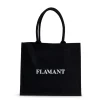 New Flamant Shopper , Boodschappentas, Jute, Zwart