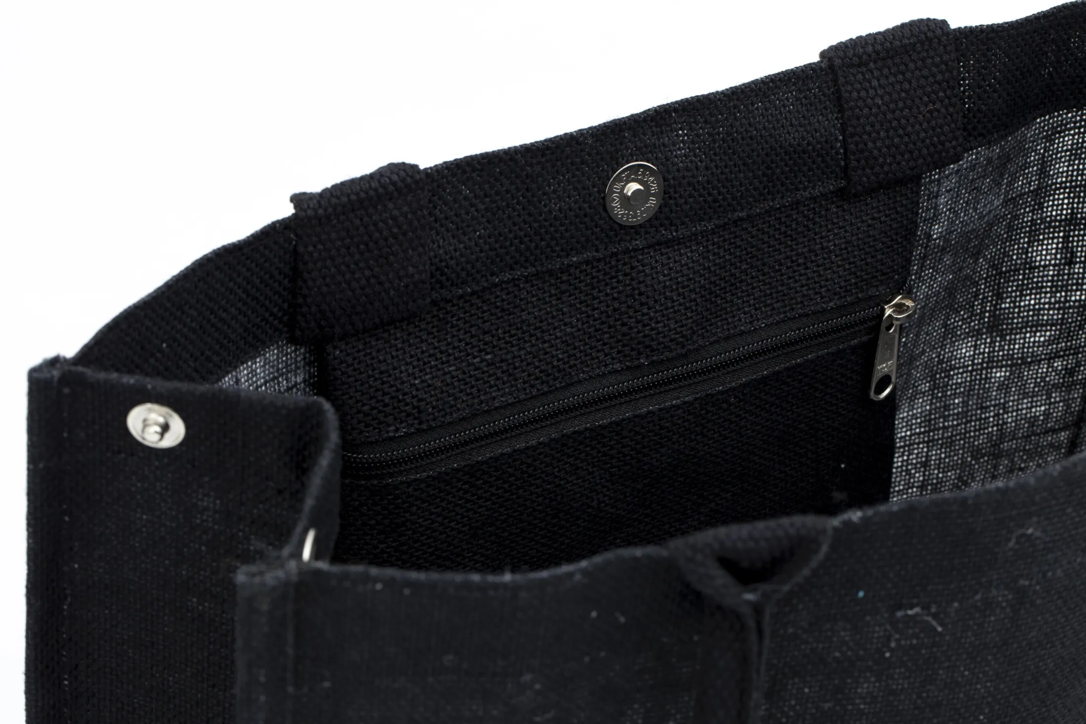New Flamant Shopper , Boodschappentas, Jute, Zwart
