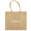 Online Flamant Shopper , Boodschappentas, Jute, Naturel