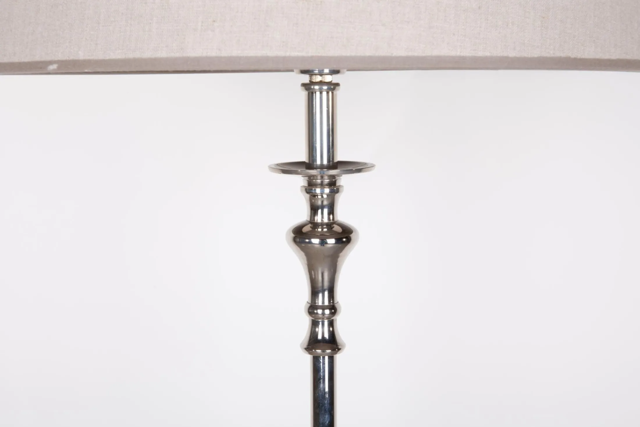 Flamant Sorah, Staande Lamp, Messing En Nikkel