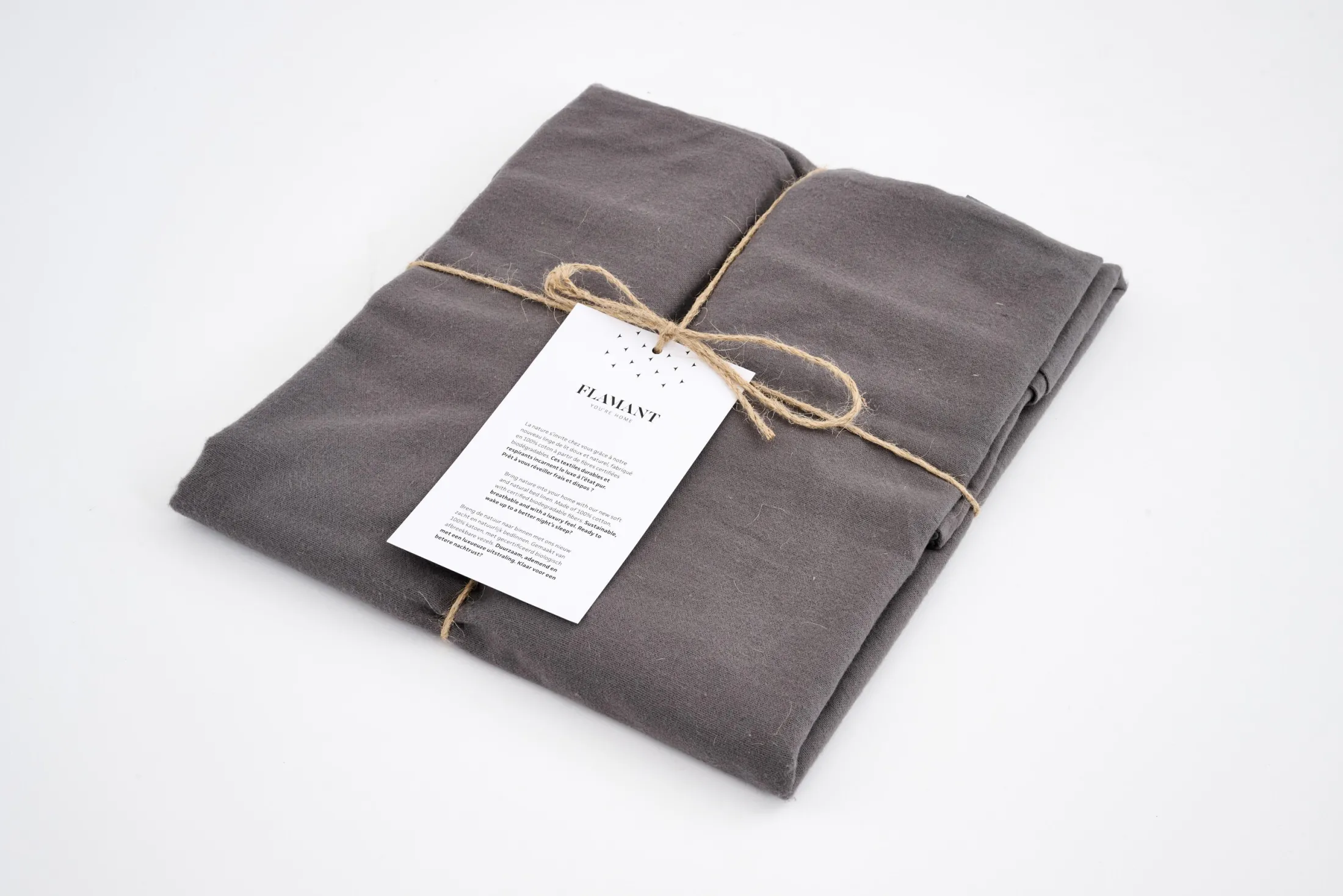 Outlet Flamant Stefano, Kussensloop, Set Van 2, 50X70, Grijze Krijtstreep