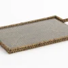 Best Flamant Togo, Dienblad, Rechthoekig, Met Glas, Riet