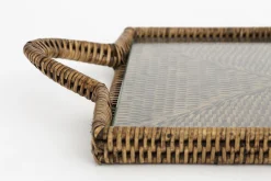 Best Flamant Togo, Dienblad, Rechthoekig, Met Glas, Riet