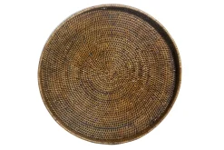 Clearance Flamant Togo, Dienblad, Rond, Riet, 48Cm