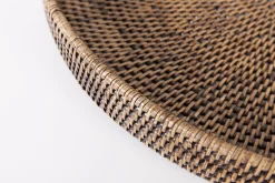 Clearance Flamant Togo, Dienblad, Rond, Riet, 48Cm