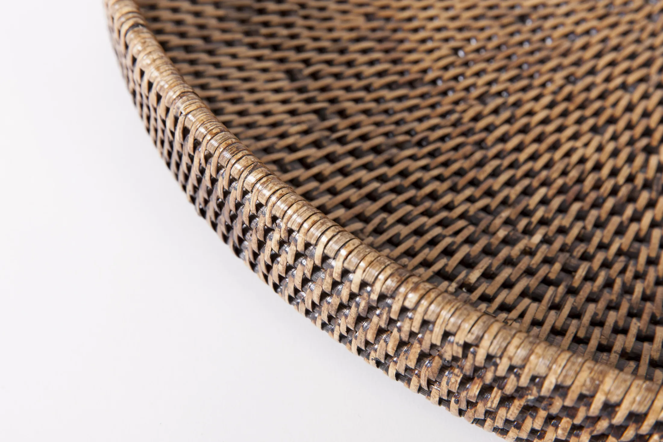 Clearance Flamant Togo, Dienblad, Rond, Riet, 48Cm
