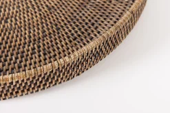 Clearance Flamant Togo, Dienblad, Rond, Riet, 48Cm