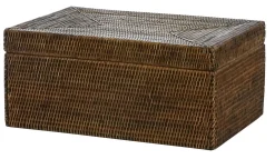 Clearance Flamant Togo, Mand, Met Deksel, Riet