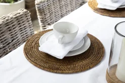 Clearance Flamant Togo, Onderplaat, Riet, Rond