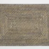 Clearance Flamant Togo, Placemat, Riet, Grijs, Rechthoekig