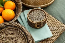 Clearance Flamant Togo, Placemat, Riet, Rechthoekig